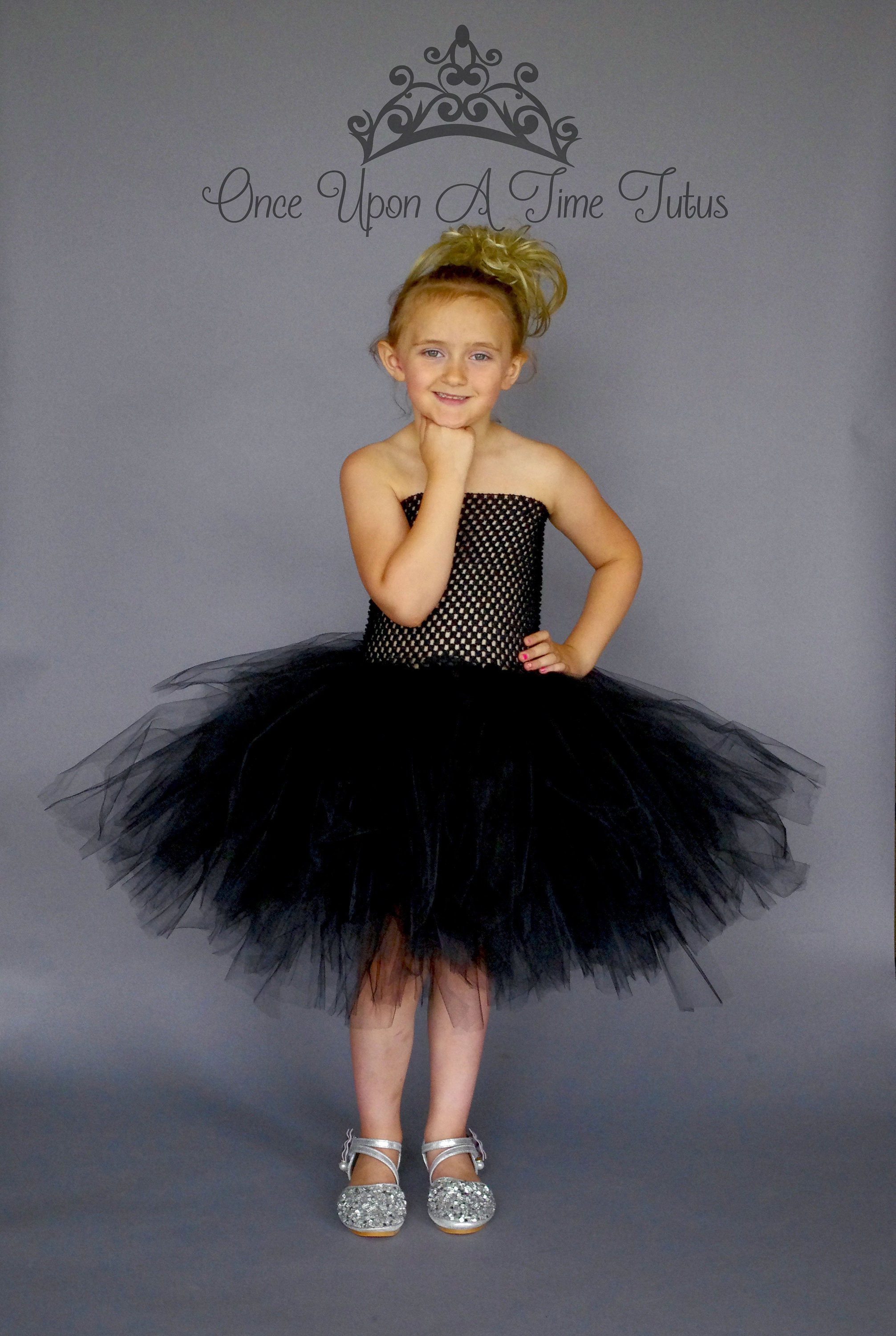 black tutu dress for little girl
