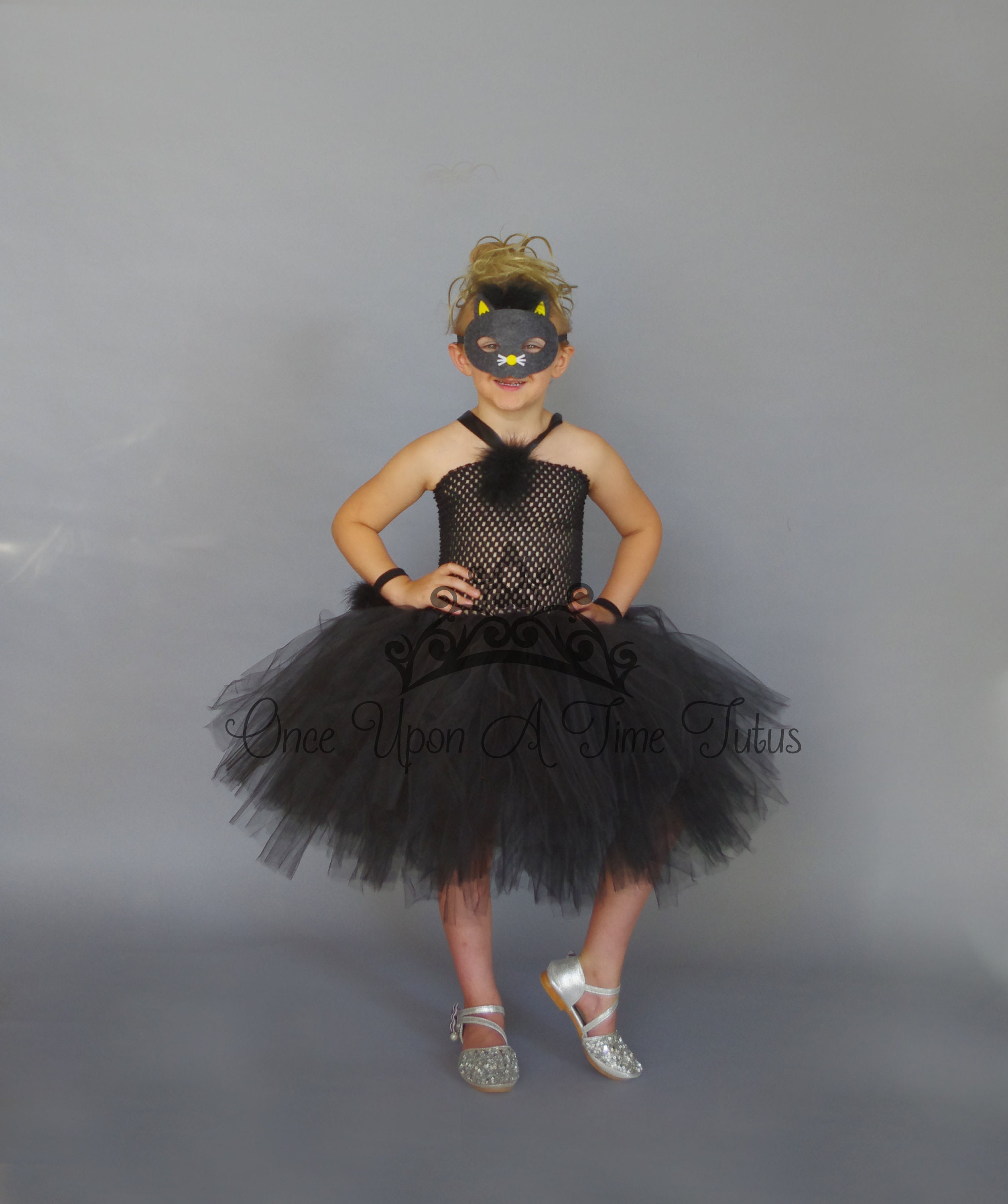 Black Cat Costume Halloween Costume Kids Animal Costume Etsy