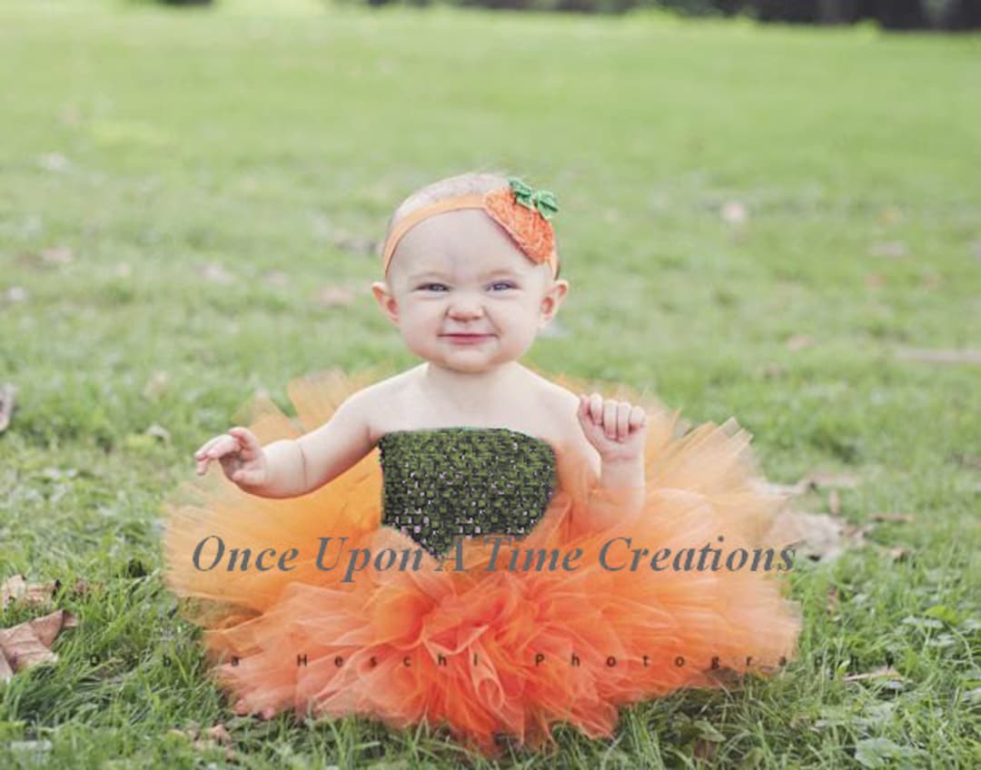 Pumpkin Tutu Dress, Pumpkin Halloween Costume, Pumpkin Tutu, Baby