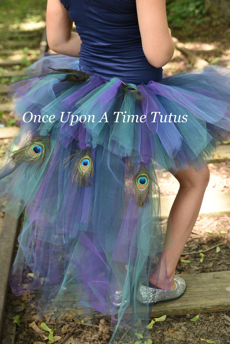 Peacock Tutu Set Child Costume