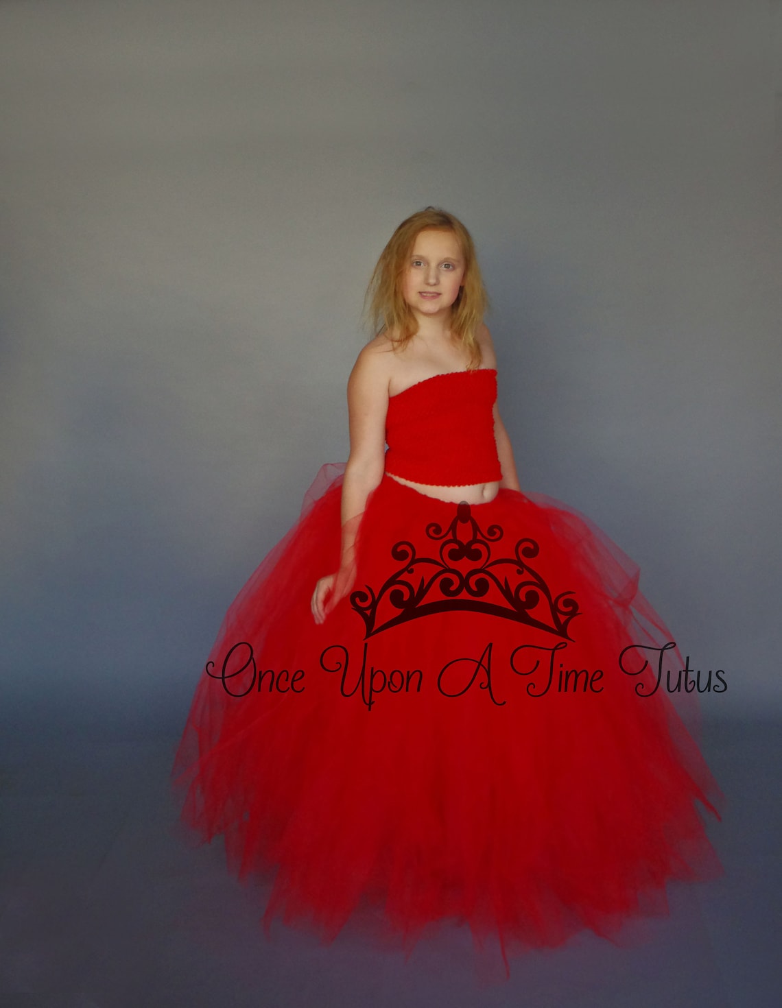 Long Red Tutu Skirt Little Girls Tulle Skirt Kids Tutu Etsy