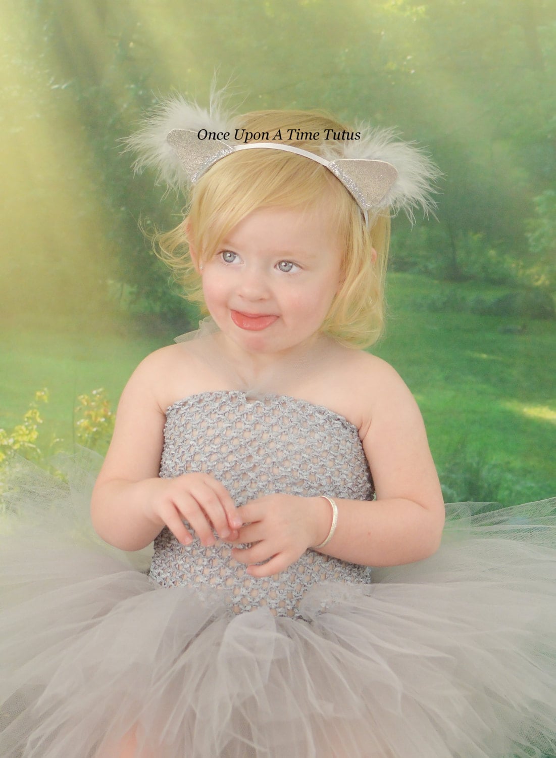 Glitter Kitty Cat Ears Headband Halloween Animal Hard Etsy