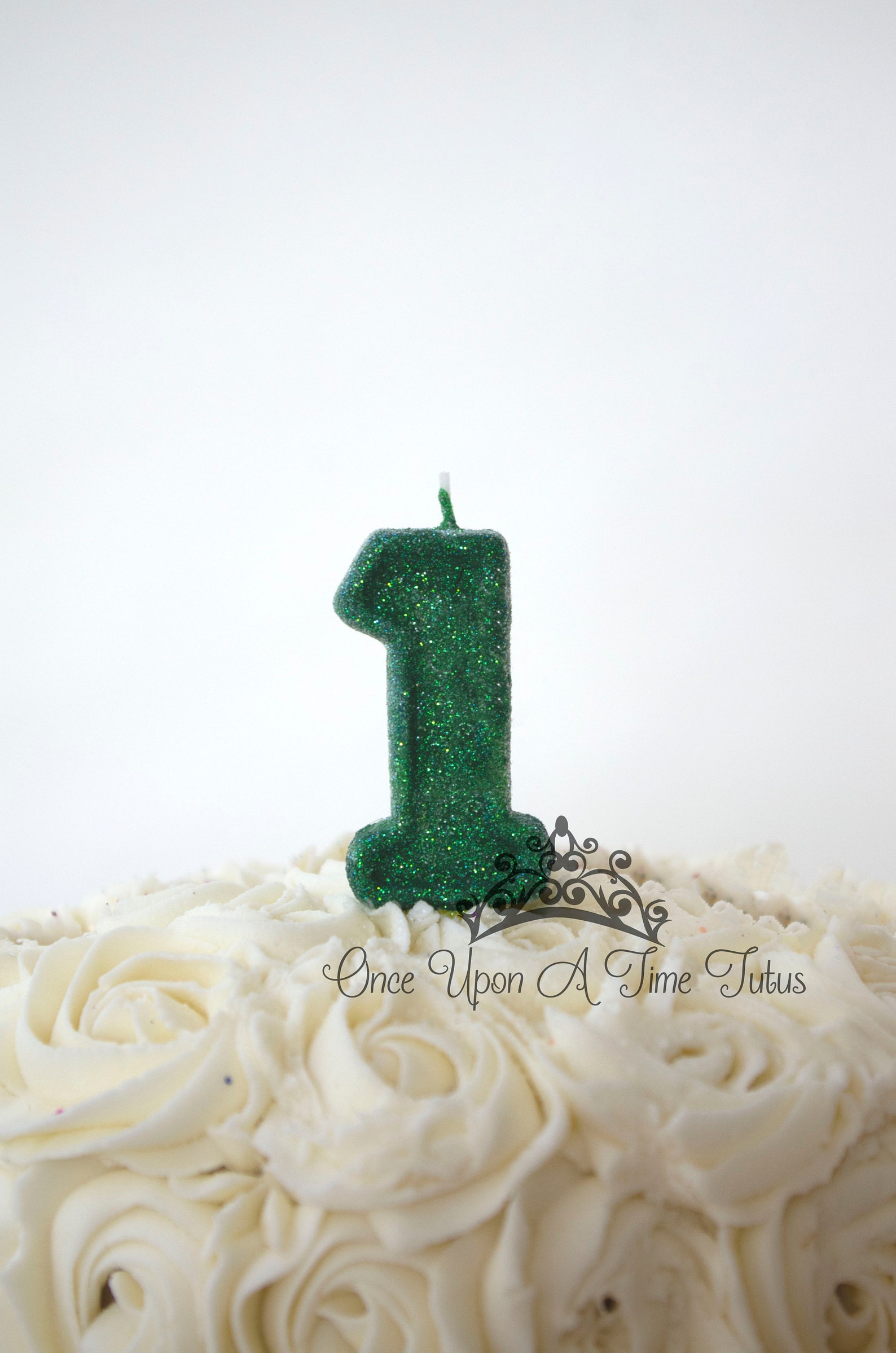 Dark Green Birthday Candle Green Party Decor St Patricks Etsy