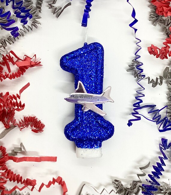 Bougie Anniversaire Rouge - Chiffre 6 - Article Et Décoration