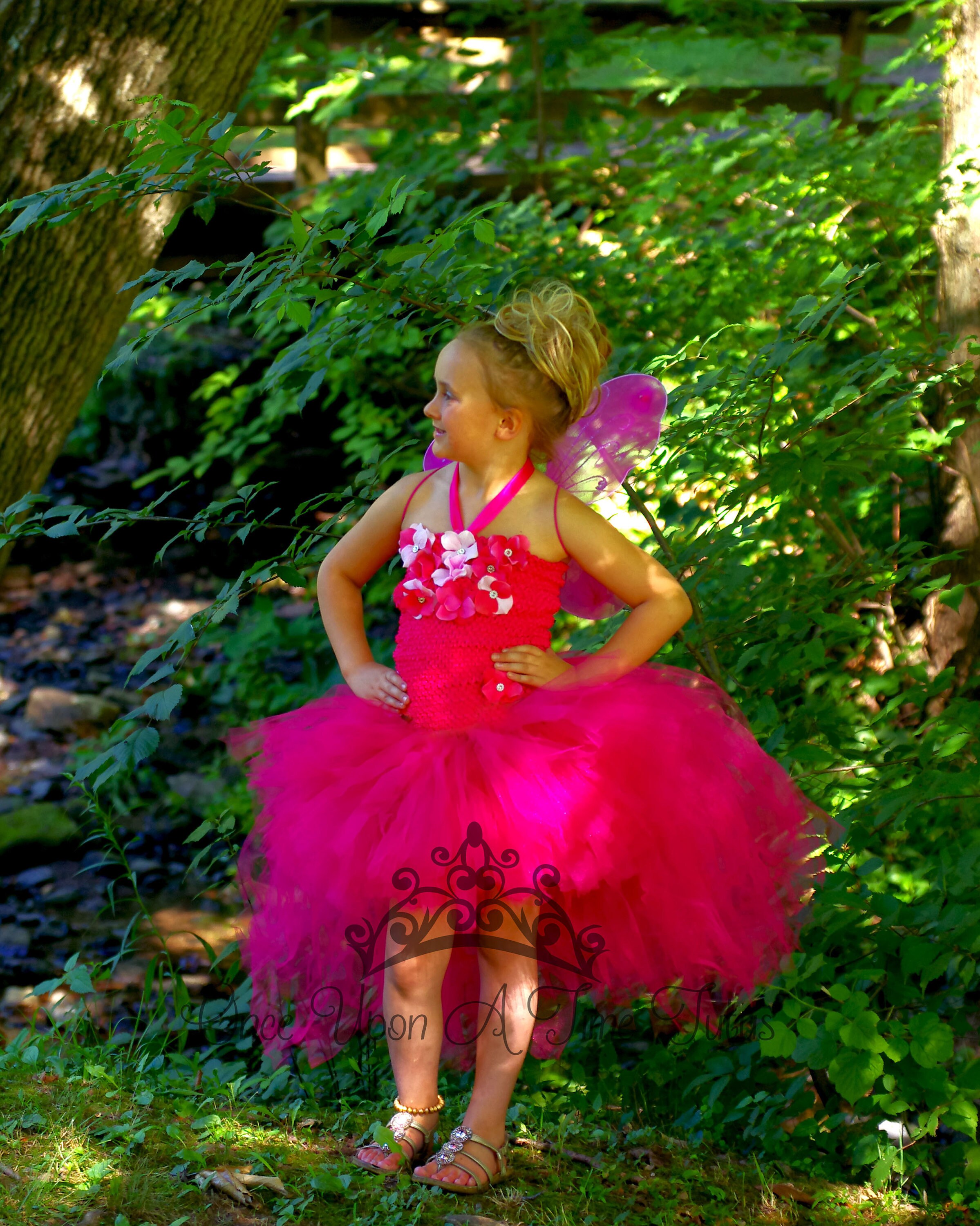 Hot Pink Butterfly Halloween Costume Girls Fairy Dress - Etsy Singapore