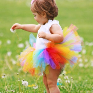 Rainbow Tutu, Kids Tutu, 1st Birthday Tutu, First Birthday Tutu, Bright Tutu, Multicolored Tutu, Infant Tutu, Toddler Tutu, Adult Tutu