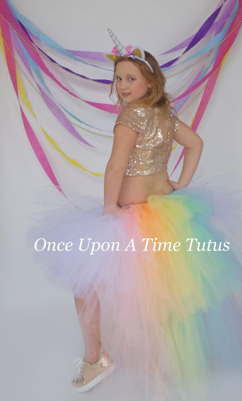 Pastel Rainbow Tutu Unicorn Costume Halloween Costume Adult Etsy