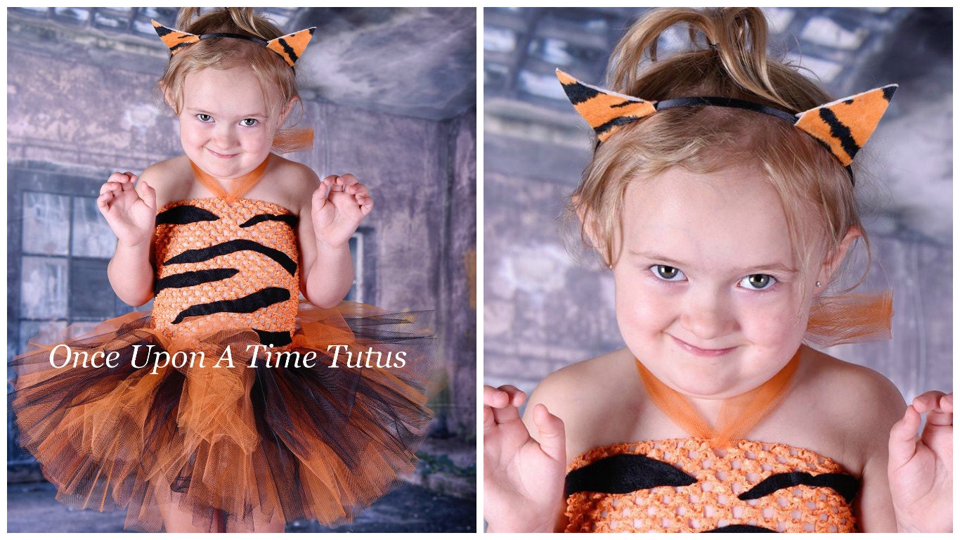 Wild Tiger Tutu Dress Infant Baby Girl Dress Up Halloween Etsy