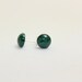 Boucles D'oreilles Puces En Malachite Naturelle - Cabochon 8x10 Mm, Clous à Papillon, Fait Main Au Royaume-Uni, Neuves