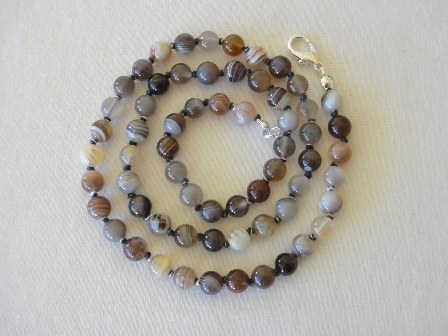 Helen Botswana Agate Necklace main image 1