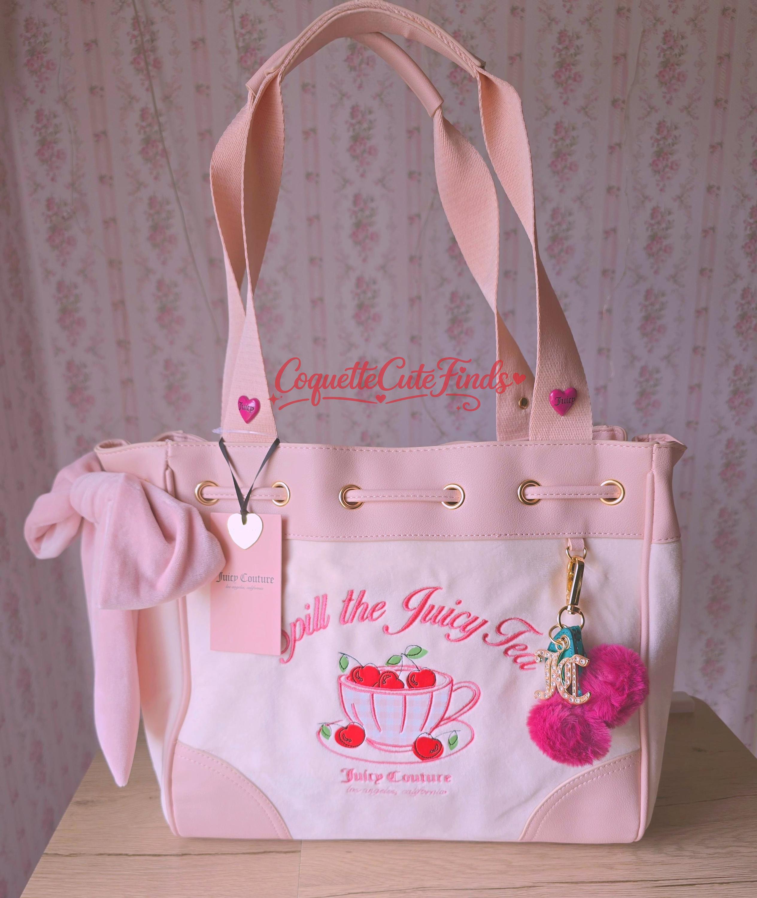 ジューシークチュール ショッキングピンク トートバッグ Juicy couture 