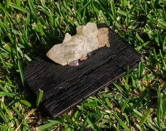 Crystal Ambient Lighting Desk Lamp Mood Enhancement Spiritual Room Space Gemstone Quartz Accent Bedroom Nightlight USB powered