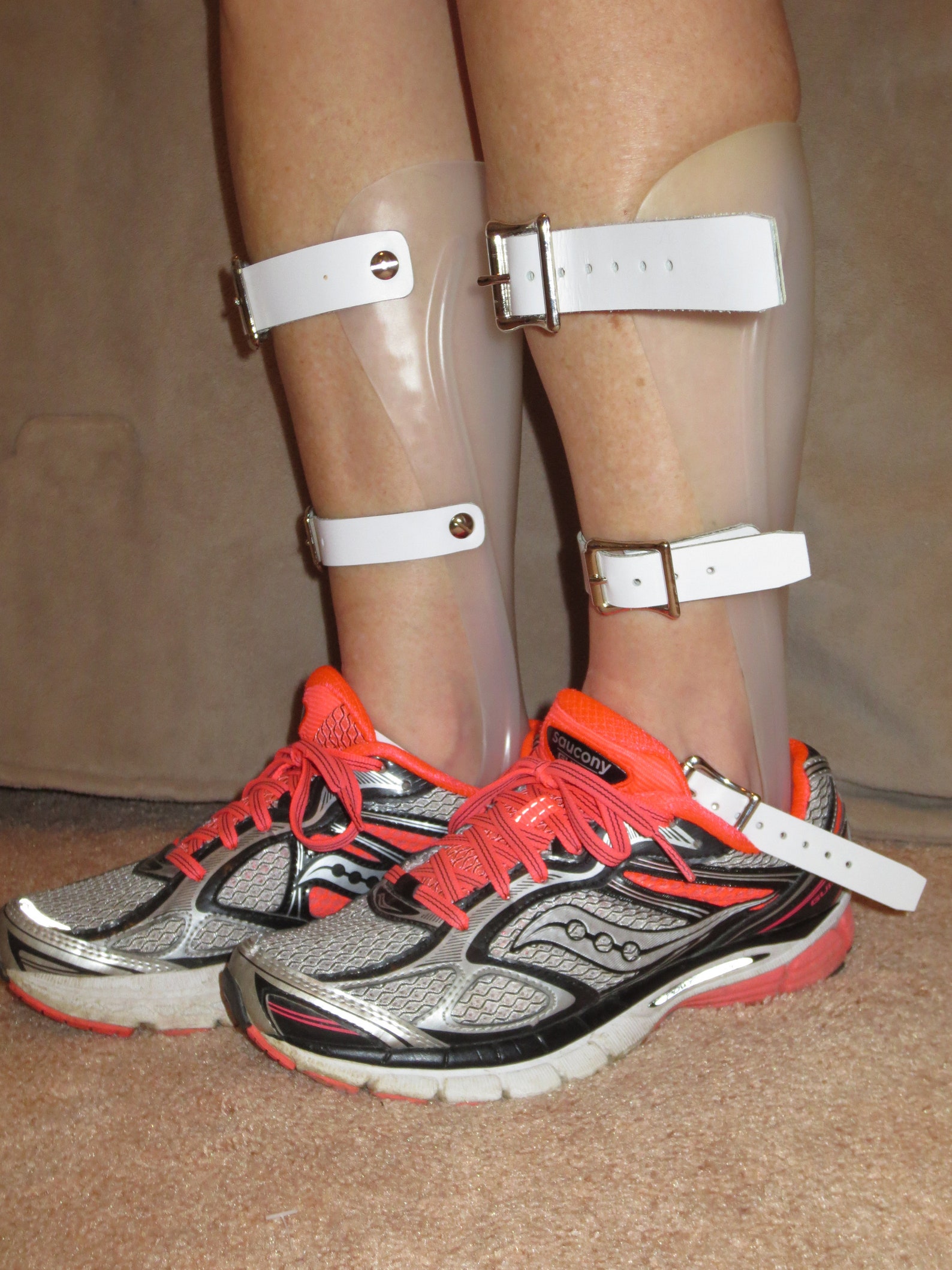 AFO Orthopedic Ankle Leg Braces With White Straps for Medical Etsy
