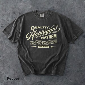 Retro Hoonigan Mayhem Graphic Shirt, Street Racing Car Culture Tee Pepper