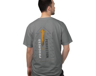 Progress to Perfection Arrow T-shirt | Inspirational Graphic Tee