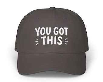 Motivational Retro Typography Hat | Unisex Positive Vibes Cap