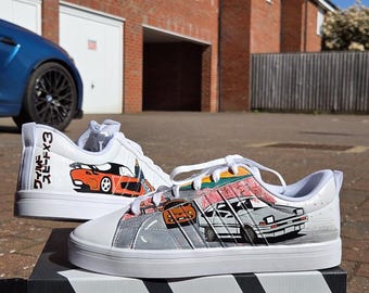Tokyo Drift-inspirerade Adidas-skor i storlek 8 UK