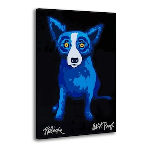 George rodrigue blue dog art - Etsy 日本