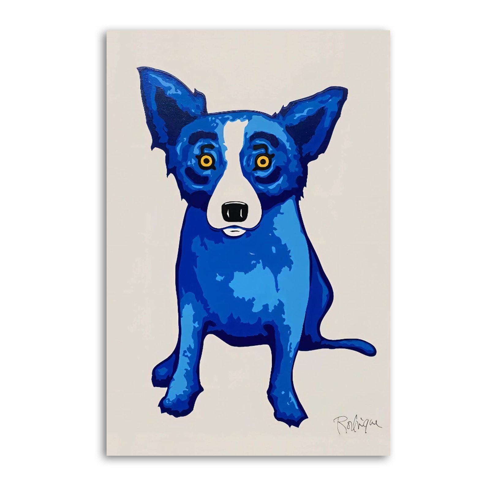 George rodrigue blue dog art - Etsy 日本