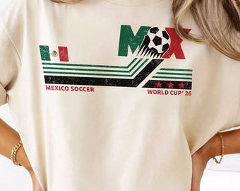 Mexico Soccer World Vintage T-Shirt, Game Day Tee, Retro Soccer Shirt, National Team Gear