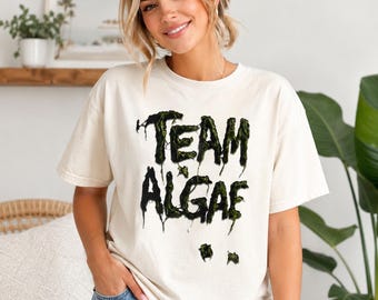 Camiseta del Equipo Algas, la camiseta original del estanque reflectante, camiseta divertida de floración de algas, regalo de Let's Go Algae