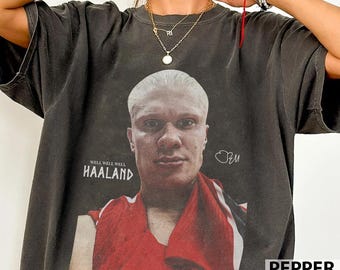 Erling Haaland Soccer Funny T-Shirt, Norway Football Fan Gift, World Cup 2026 Tee