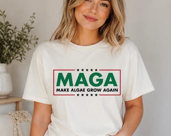 Make Algae Grow Again T-Shirt, Team Algae, Reflecting Pool Protest Tee, Anti Trump Shirt