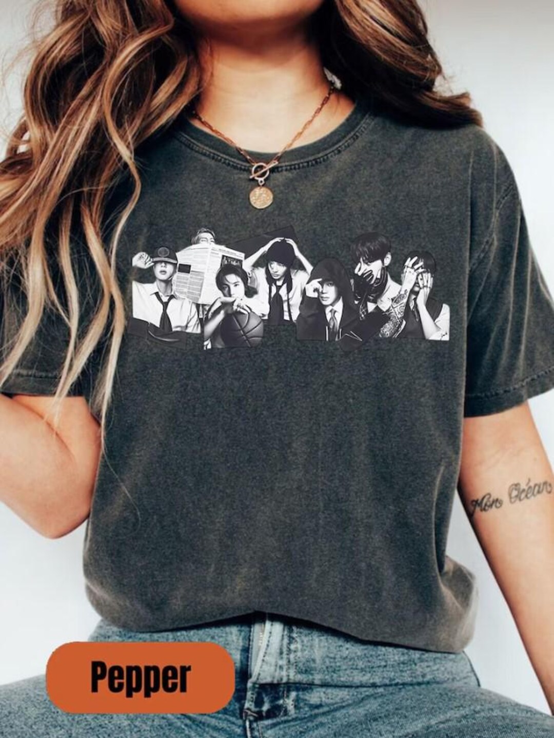 B03 Comfort Colors® BTS 2.0 Arirang T-shirt, BTS Tour 2026 Cute Group ...