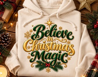 Christmas Typography PNG Bundle: Elegant Script Designs (Digital Download)