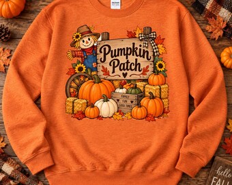 Pumpkin Patch Png, Fall Family Png, Scarecrow Png, Autumn Farm Png, Fall Sign Png, Sublimation Png, Digital Download