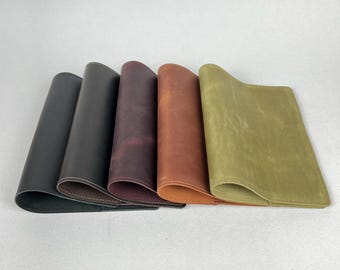 Leather Notebook Cover A5 A6 B5 B6, Custom Leather Journal Cover, Free Personalization, Leuchtturm1917, Moleskine, Hobonichi, Gift for Her