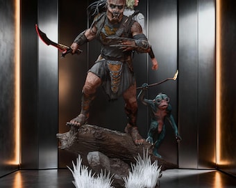 Predator Badlands - Yautja Sculpture STL | Pre-Supported & Unsupported Statue | Digital Download