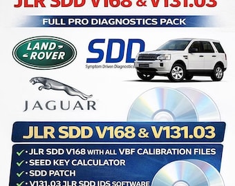 JLR SDD Jaguar & Land Rover V168 and V131.03 IDS Full diagnostics pr pack