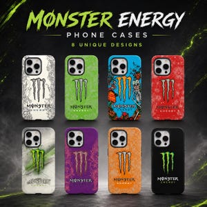 Monster Energy Case - Etsy Monster Energy Case - Etsy