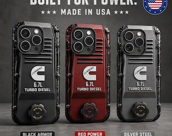 Cummins 6.7L Turbo Diesel Engine Phone Case for iPhone & Samsung, Mechanic Truck Enthusiast Gift