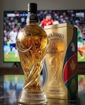 Soccer Trophy Whiskey Decanter 750ml Glass Liquor Bottle Football Fan Gift Sports Barware 2026 Tournament Souvenir Groomsmen Gift