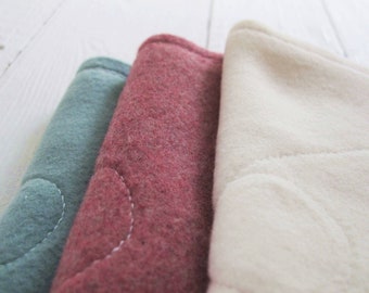 Very Soft Reusable Cotton Tissue / Face towels / Wipes - set of 4, zero waste, plasticfree, washable