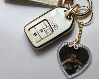 Porte-clés coeur main Justin Bieber
