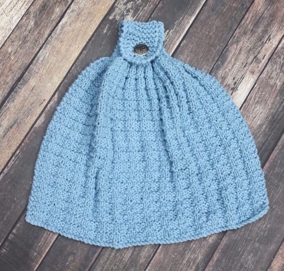 Knitting Pattern Knit Hand Towel Kitchen Towel PDF | Etsy