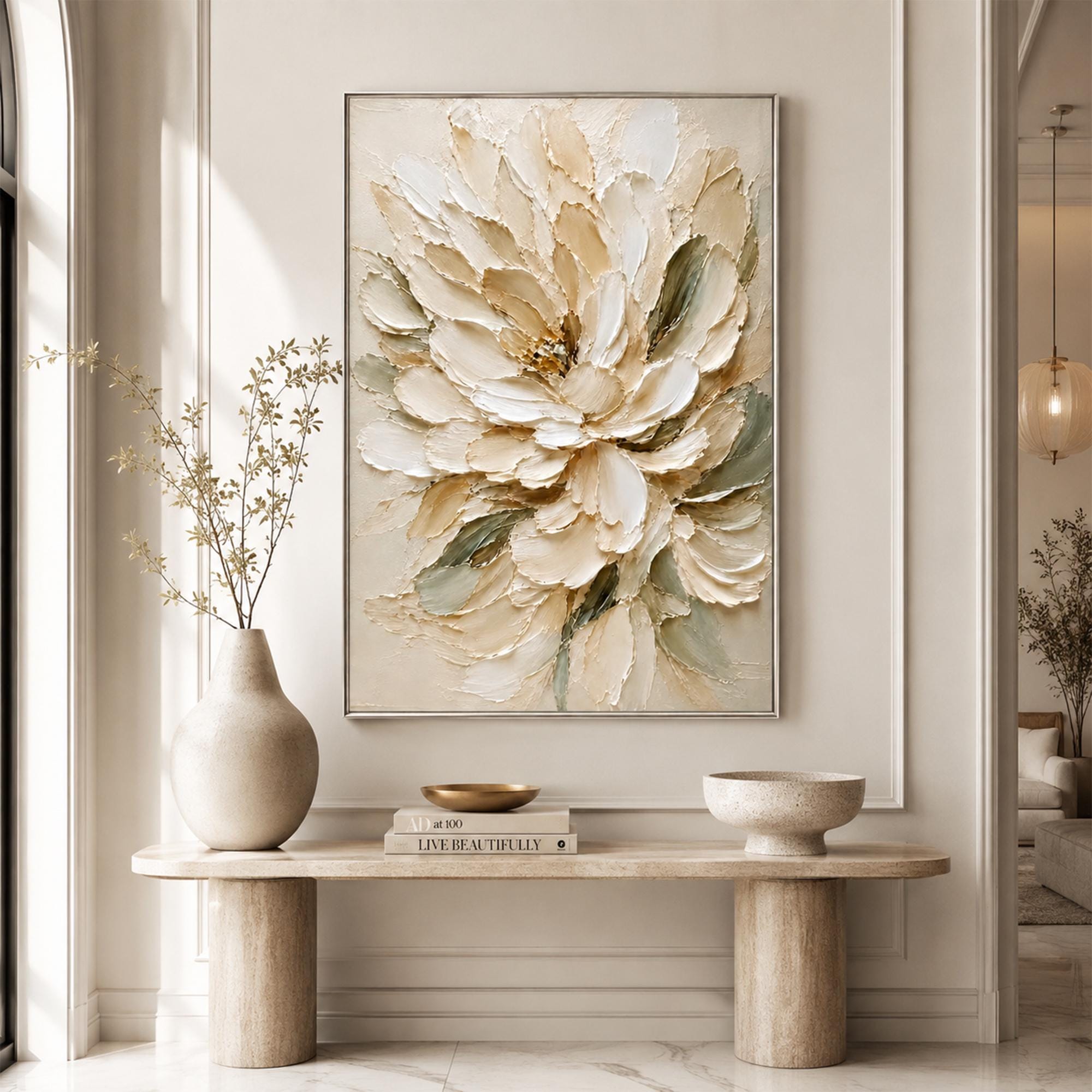 Impressionist Oil Painting Flowers Large - Etsy
