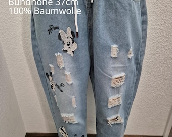 Jeans glitterati di Topolino, taglia 42-44
