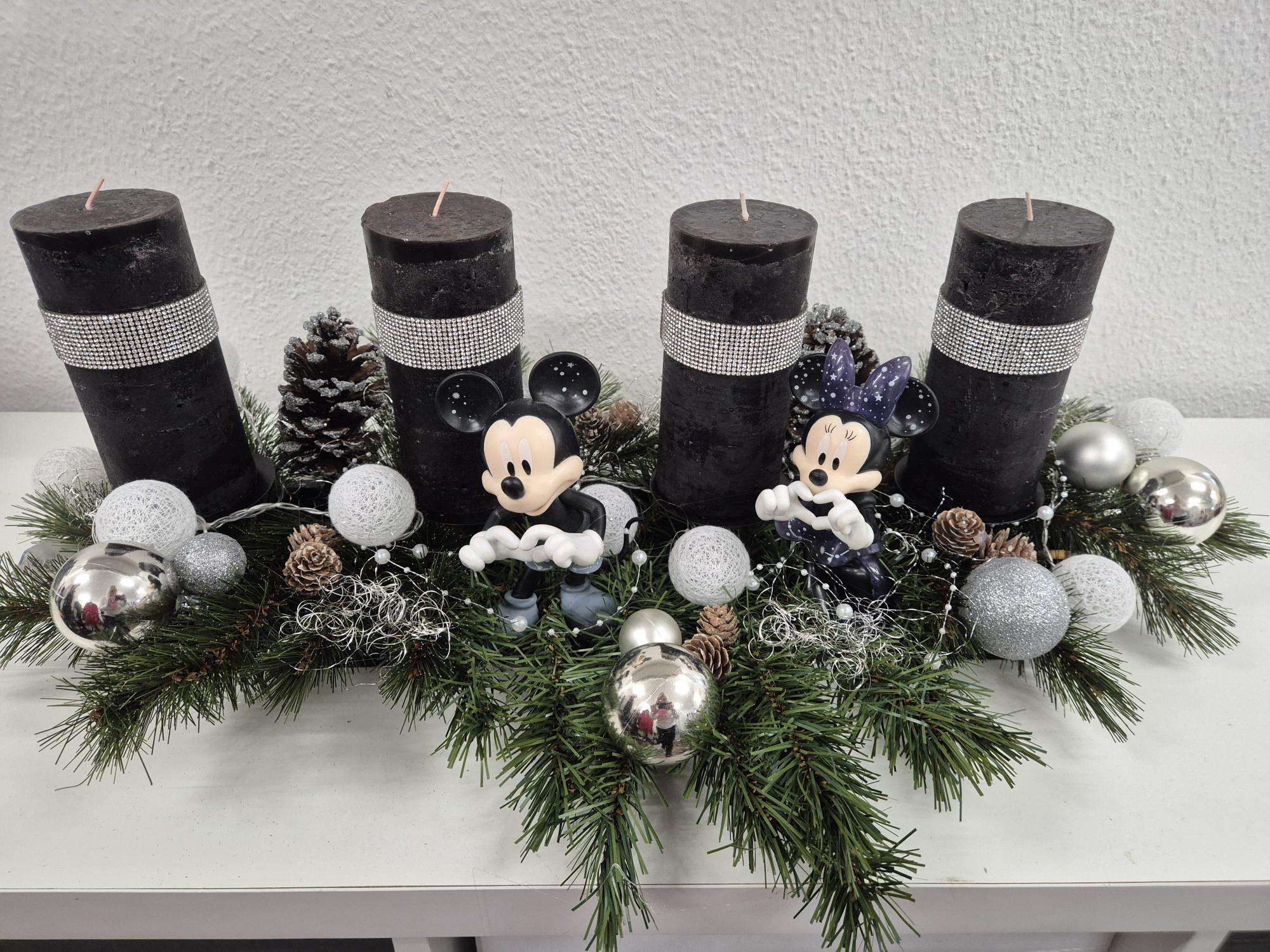 Länglicher adventskranz