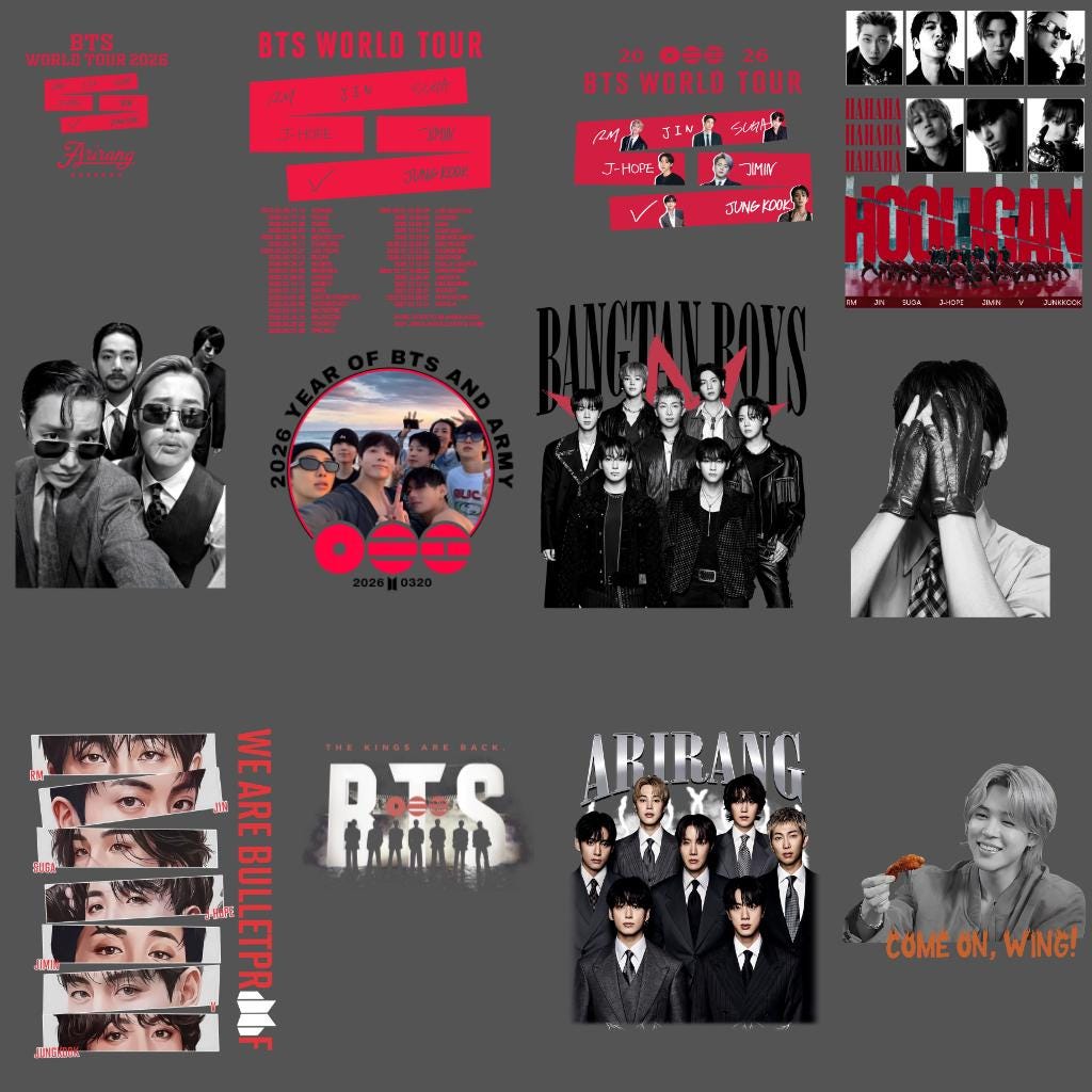 Btsメンバーの署名 - Etsy 日本