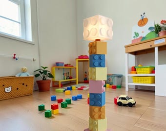 Interactive Block Lamp v2, 360 Degree Rotating Design, Fun for Kids Rooms