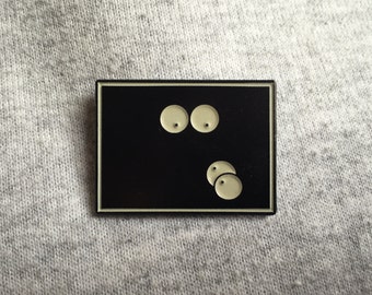 The Simpsons Seeing in the Dark Soft Enamel Pin