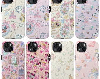 Funda para teléfono Disney Vintage Disneyworld Merchandising Cover para iPhone 17 16 15 14 13 12 11 Pro Max, Samsung S25 S24 S23 S22