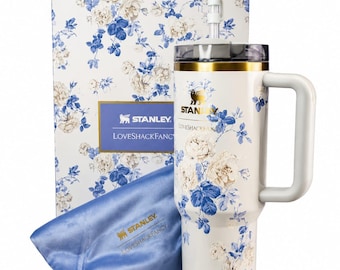 The Stanley x LoveShackFancy Quencher | 40 OZ Everblooming Rosettes