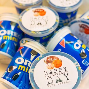 Oreo Cookie Sporty Valentine // ARCHIVO DIGITAL // Tema deportivo Valentine // Boy Valentine