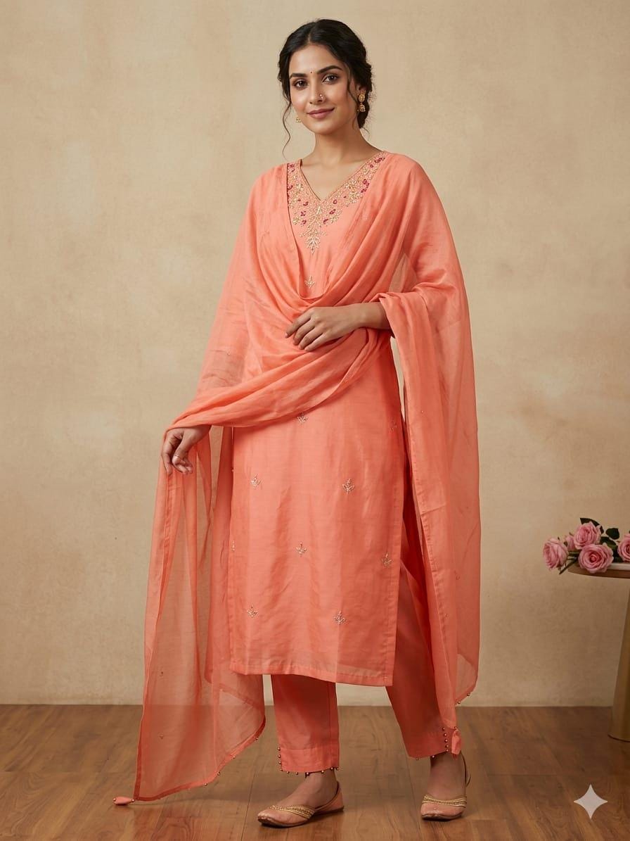 slim fit dress slacks 1960s Peach and Gold Tulle Party Cocktail Dress, Sz. S main image 0