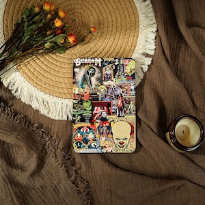 Horror Movie Collage Kindle Case For Kindle 11/12th Paperwhite 6" 6.8" 7" Kindle Colorsoft Kindle basic, Personalized Case Kobo Libra Case